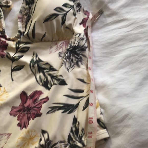 Floral maillot bathing suit - Picture 6 of 7